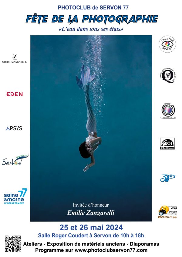 Affiche Fête de la Photographie Servon 25-26 mai 2024